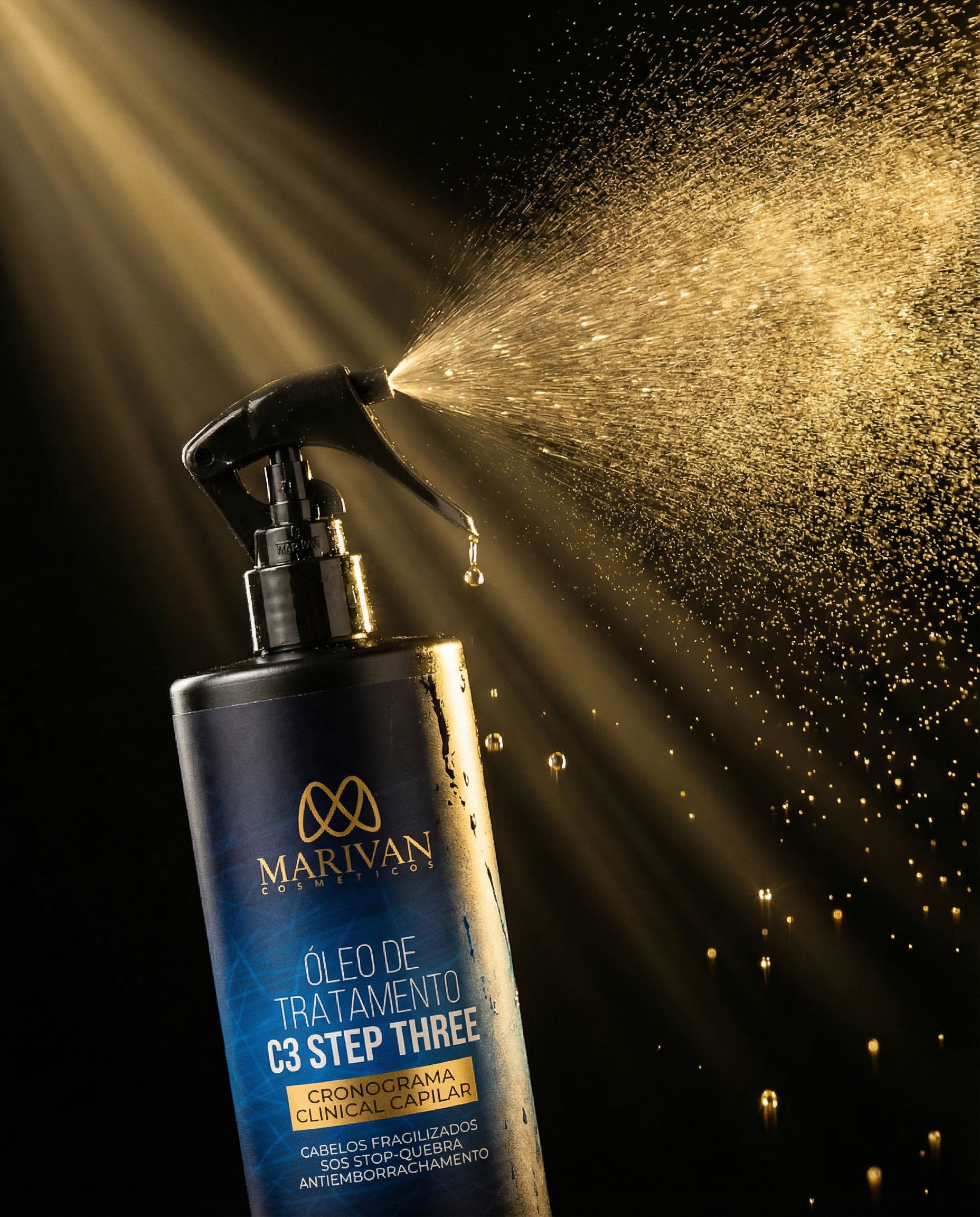 Fotografia de produto — Óleo C3 Step Three, Marivan Professional